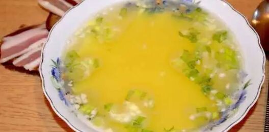 Суп картофельный с сыром