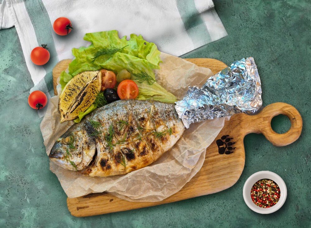 Дорадо на углях