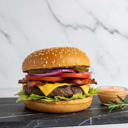 Бургер "Мясо-Бекон"