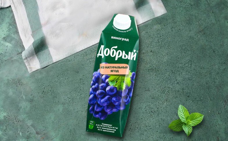 Сок Добрый темный Виноград