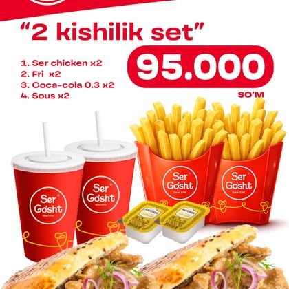 Ikki kishilik set