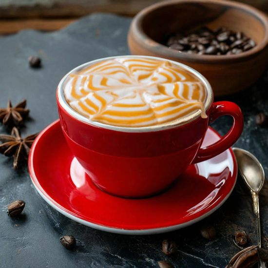 Карамельный латте