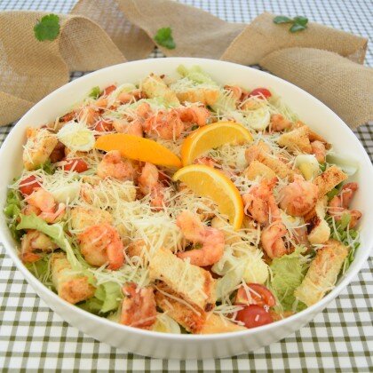 Цезарь с креветками (по предзаказу)