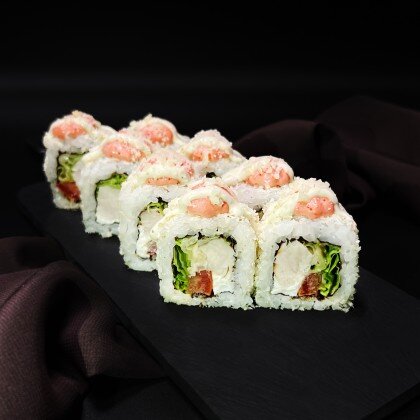 Ролл ”Цезарь” с курочкой запечённый