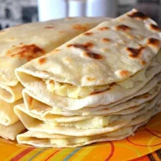 Кыстыбый с картофелем