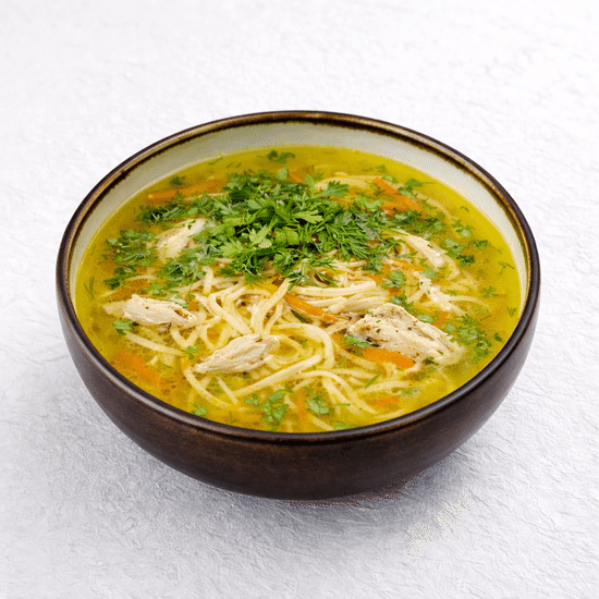 Суп лапша с курочкой