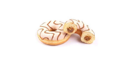 ПОНЧИКИ ГЛАЗИРОВАННЫЕ С НАЧИНКОЙ КАРАМЕЛЬ