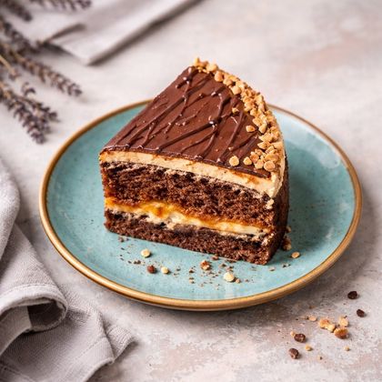 Пирожное "Сникерс"