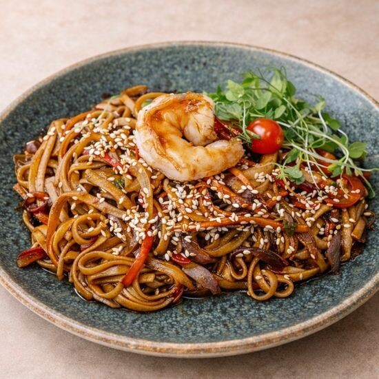 WOK креветка