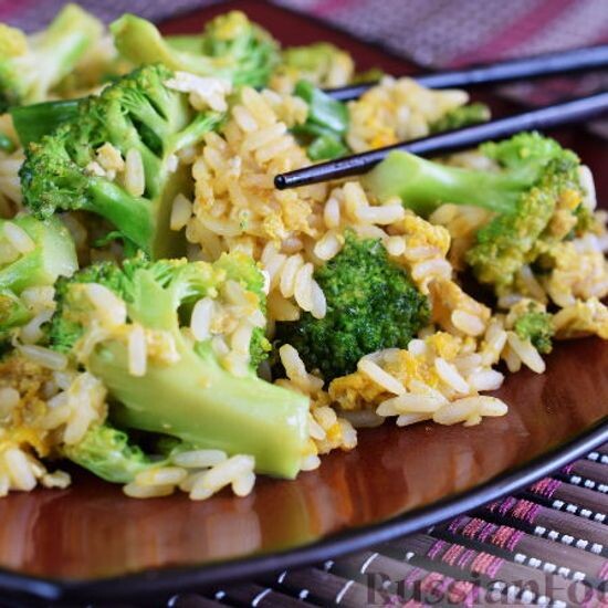 Рис с брокколи (овощи)