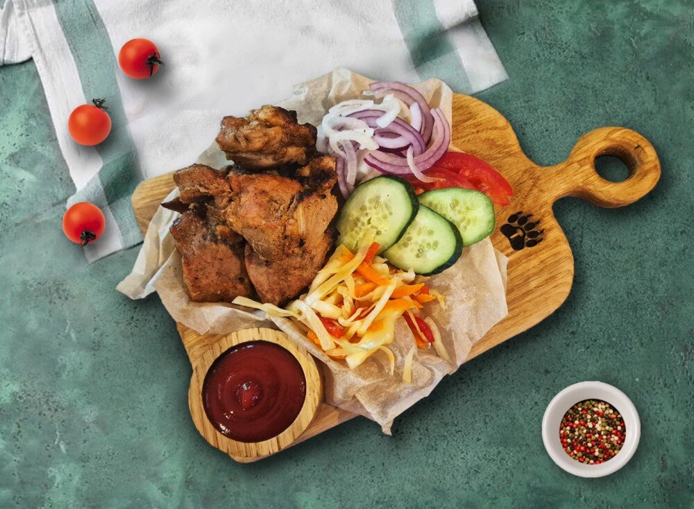 Шашлык из свиной шеи