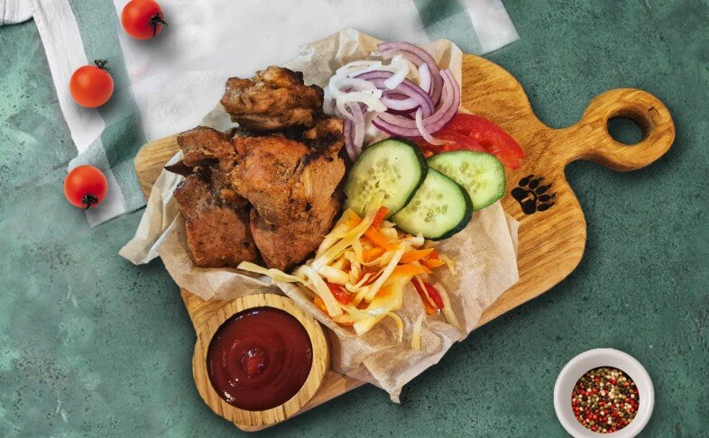 Шашлык из свиной шеи