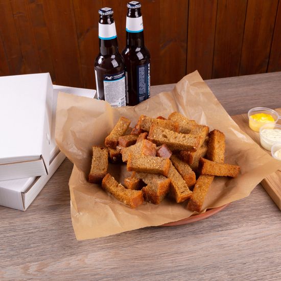 Гренки чесночные