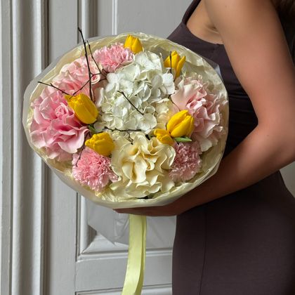 Букет «Весеннее солнце»