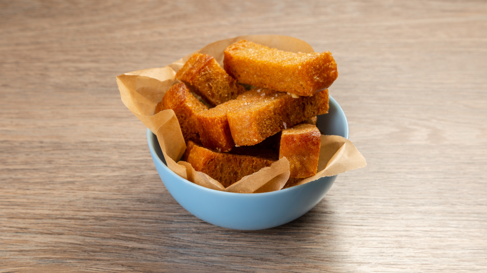 Гренки чесночные