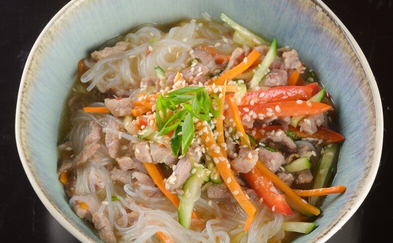 Фунчоза со свининой