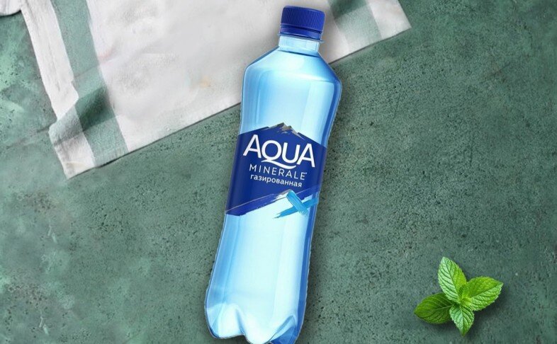 Вода Aqva minerale газированная