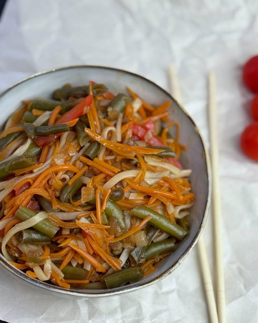 Wok c овощами