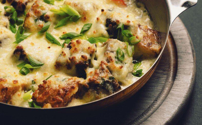 Говяжий язык с овощами