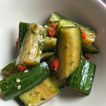 #37 Салат из огурцов