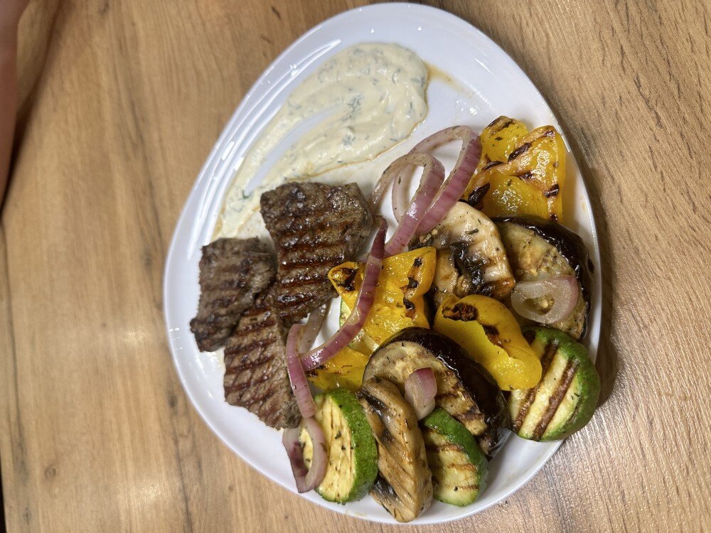 Овощи Гриль с Телятиной