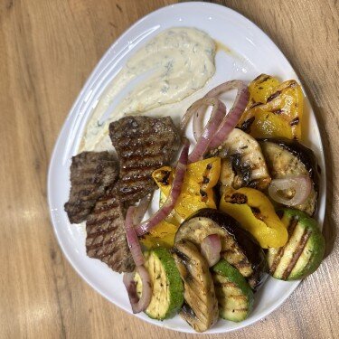 Овощи Гриль с Телятиной