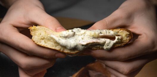 Курица Сырные уголки