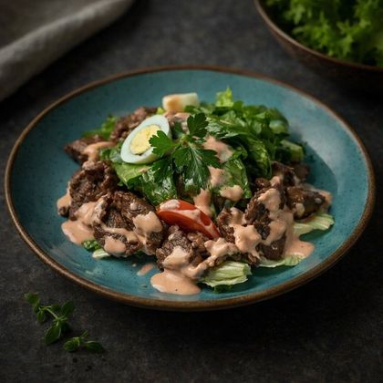 Салат из телятины