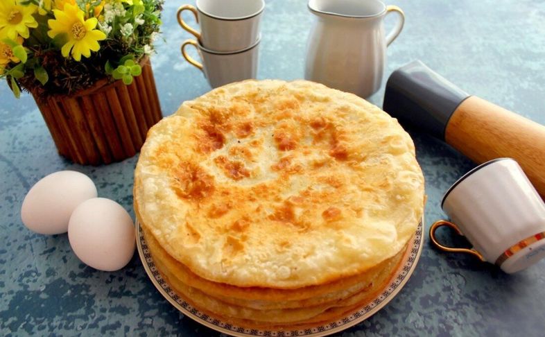 Хычин с картофелем и сыром