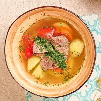Шурпа с бараниной