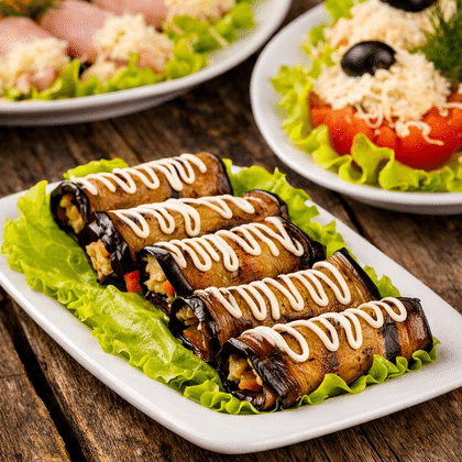 "Рулетики из баклажанов"