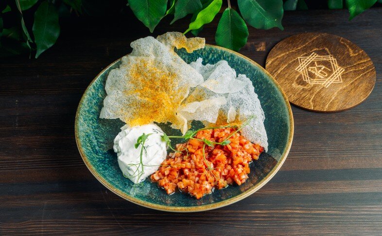 Тартар из лосося