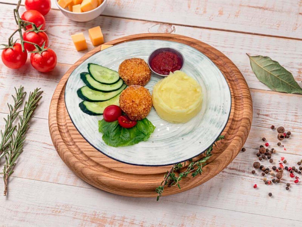 Котлеты куриные с пюре 330 г