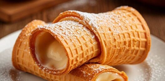 Рожок со сгущенкой