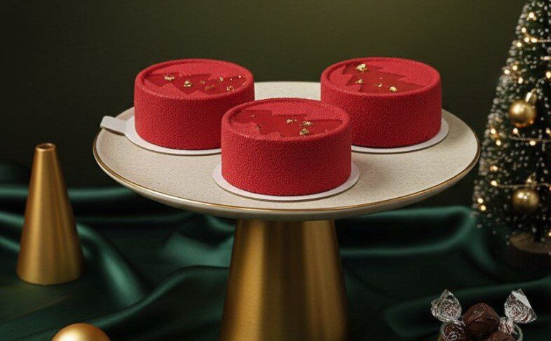 Муссовое пирожное Ёлочка