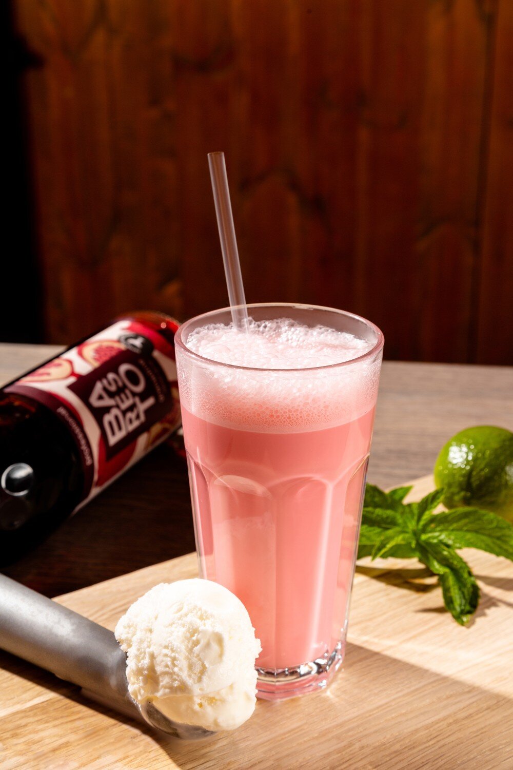 Коктейль с сиропом