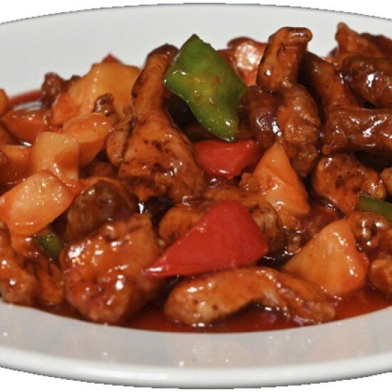 84 Свинина с ананасом