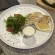 Куриная грудка со шпинатом и сыром