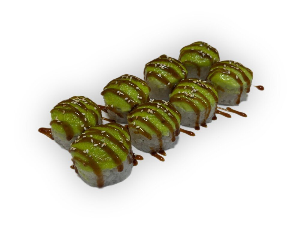 Запеченный Васабико с курицей.