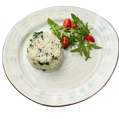 Рис со шпинатом, 100 г