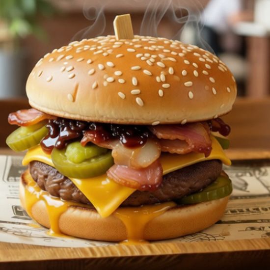 Огненный торнадо бургер