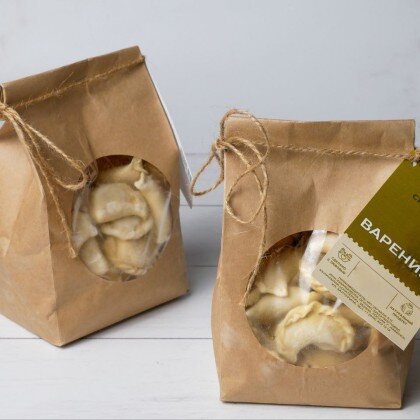 Вареники с картофелем и грибами п/ф (весовой товар)