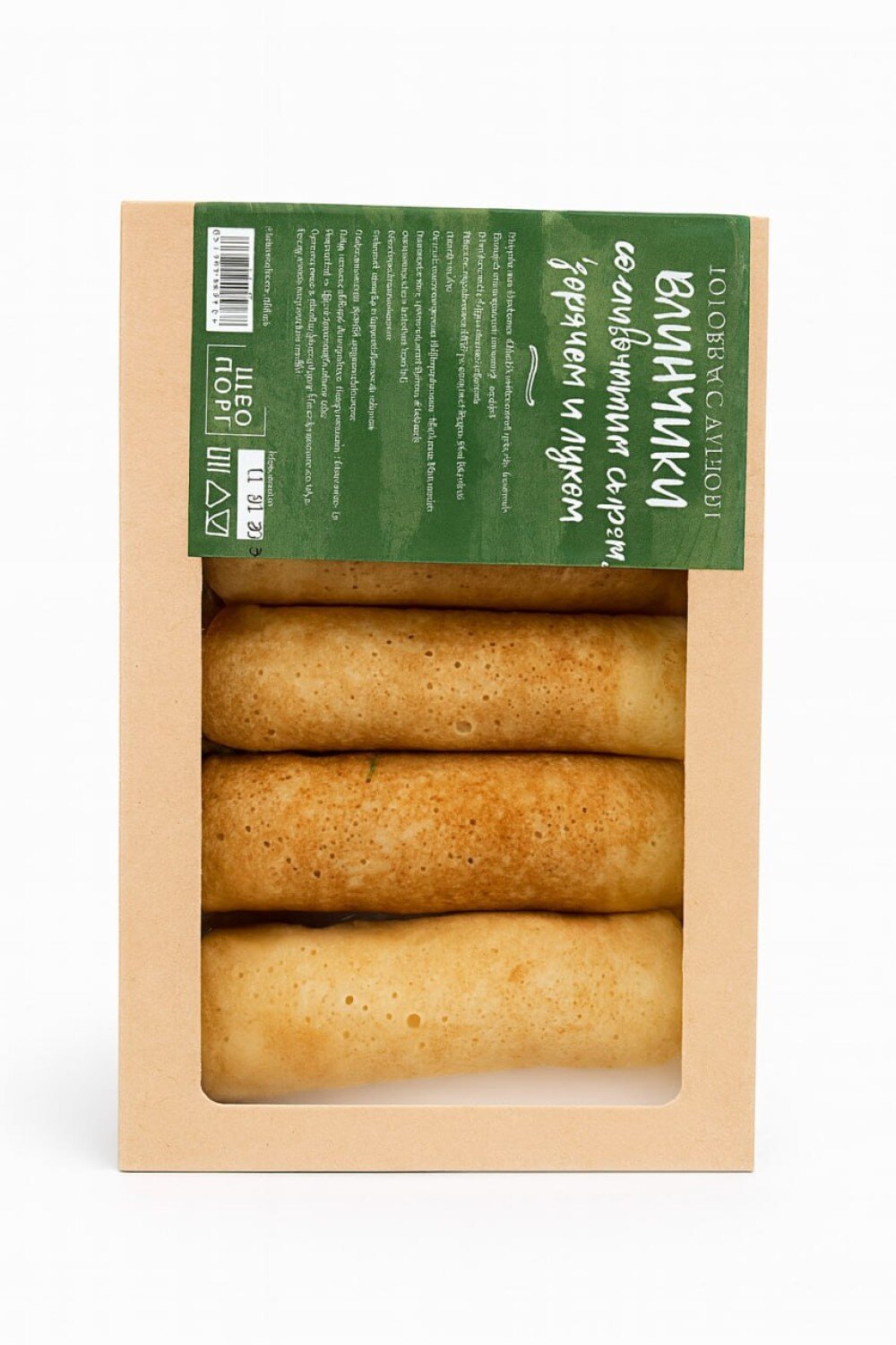 Блинчики со сливочным сыром, укропом и лососем с/с 1/350