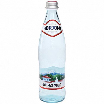 Минеральная вода "Borjomi" Боржоми газированная стекло