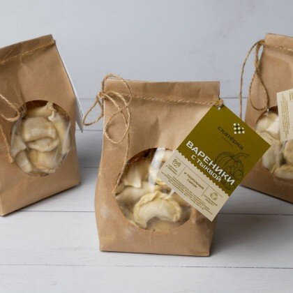 Вареники с тыквой п/ф (весовой товар)