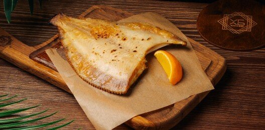 Камбала на гриле