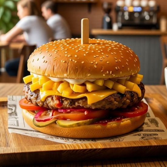 По-американски бургер