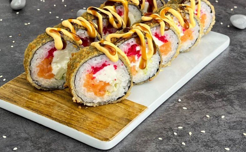 Темпура с лососем