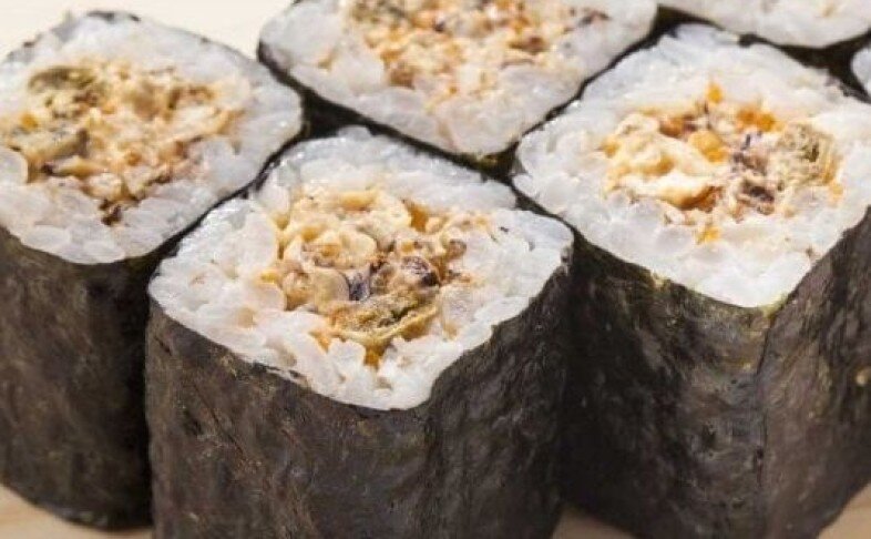 Мини ролл с мидиями