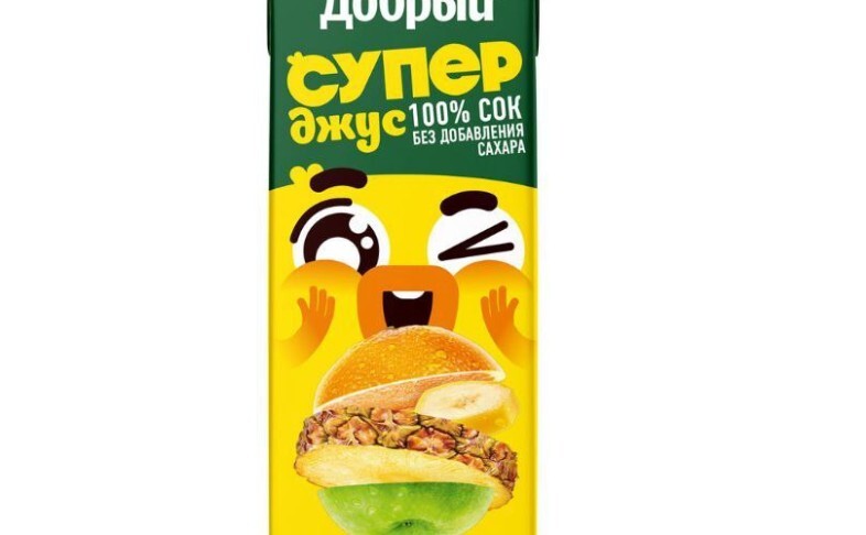 ДОБРЫЙ СУПЕР ДЖУС сок мультифрукт 0,2 л.